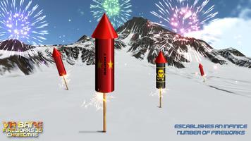 VR Bang Fireworks 3D Christmas capture d'écran 1