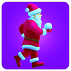 SantaClaus-PlayingSnowballs * icône