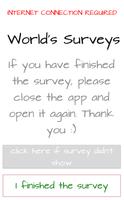 World's Surveys Affiche