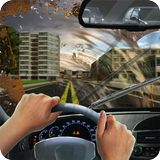 Clear Windshield at Speed 3d City Simulator icône