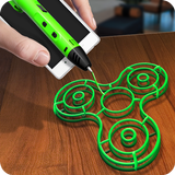 Make Fidget Spinner 3D Pen آئیکن