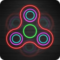 Neon Fidget Spinner Simulator