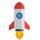 Летающая ракета иконка