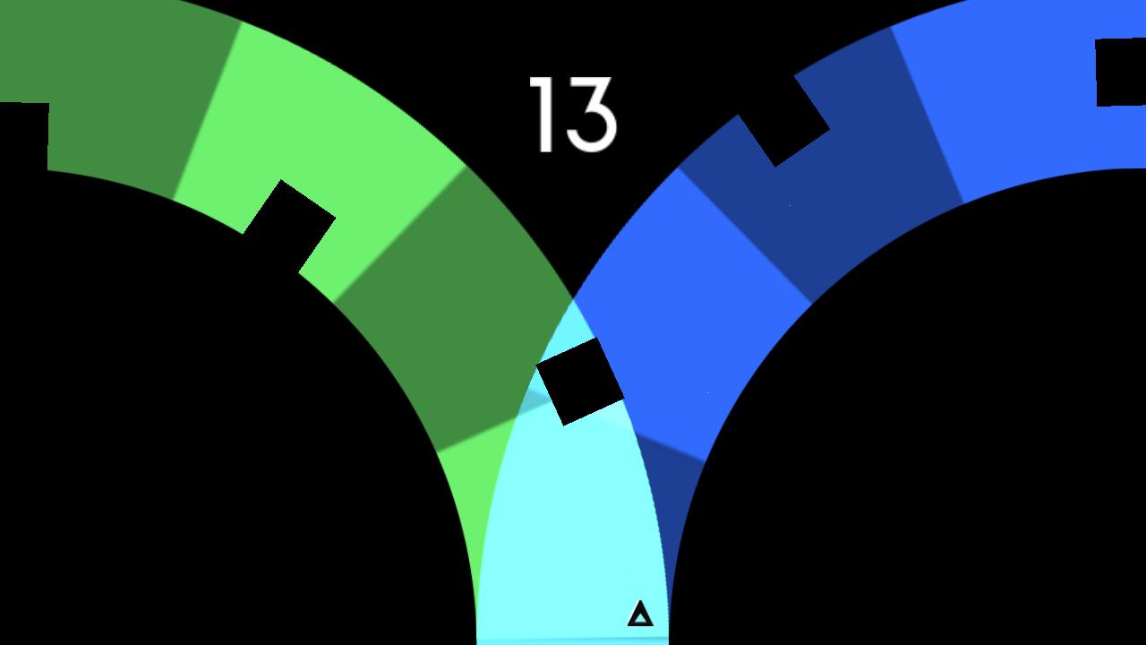 Игры на 2 круги. Ice circle 2d Effect.