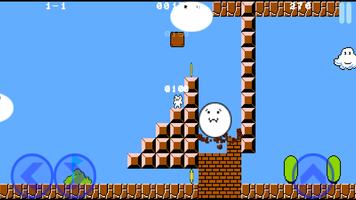 Syobon action cat трудная игра Ekran Görüntüsü 2