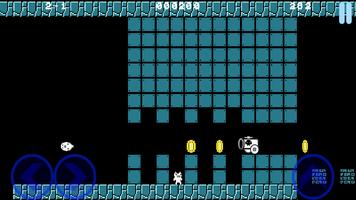Syobon action cat трудная игра Ekran Görüntüsü 3