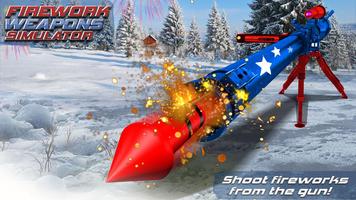 Feuerwerk Waffen Simulator Plakat