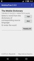 Tur-Rus dictionary MobiturFree الملصق