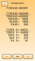Multiplication, division capture d'écran 1