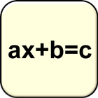 Matemáticas. Las ecuaciones. icono