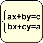 Math. System of equations icon