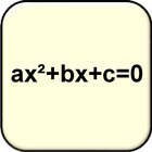Équation quadratique icône