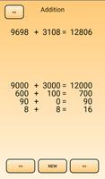 برنامه‌نما Math. Addition, subtraction. عکس از صفحه