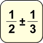 Fractions simples icône