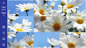 Tile Puzzle: beautiful flowers screenshot 1