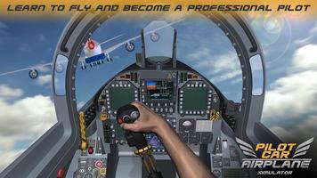 Pilot Car - Simulateur d'avion Affiche