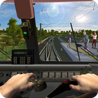 Trem elétrico da Rússia do simulador ícone