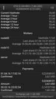 Statistics for Nanopool 스크린샷 1