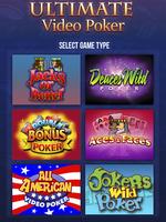 Ultimate Video Poker casino Plakat