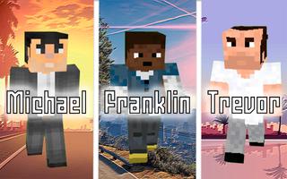 Mod GTA 5 for Minecraft 포스터