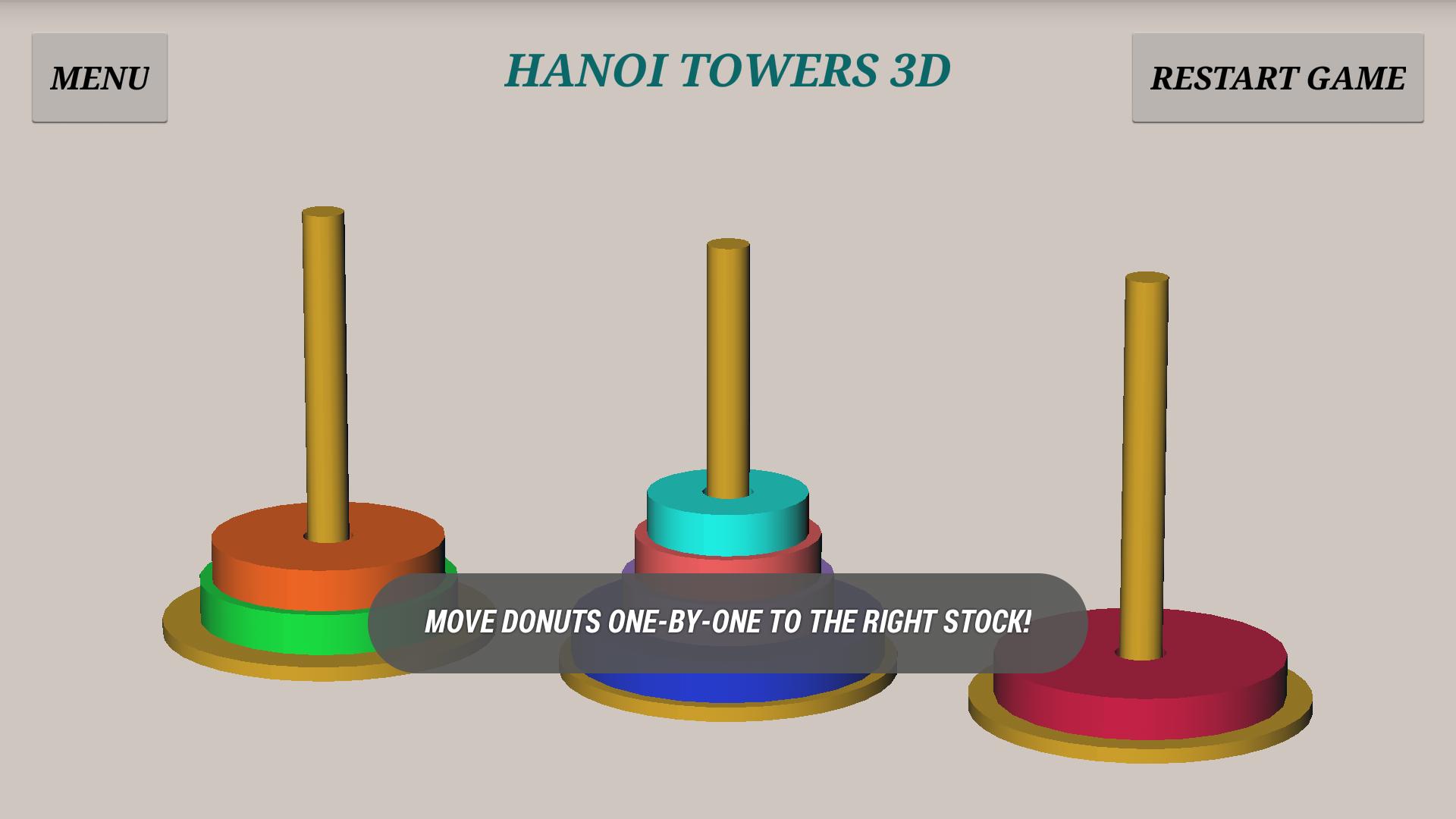 Игра ханойская башня
