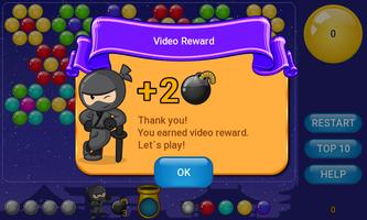 Ninja Bubble Shooter capture d'écran 3