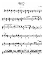 S.L.Wais Sheet Music - Ciacona โปสเตอร์