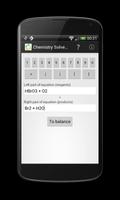 Chemistry Solver for Reactions Affiche