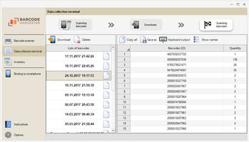 Barcode Harvester imagem de tela 3