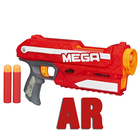 Blaster Shooter Game Nerf  AR 3D Hologram icon