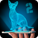 Hologram Cat 2 3D Simulator APK