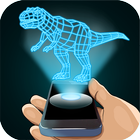 Hologram Dinosaur 3D Simulator 아이콘