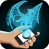 Hologramme 3D Dragon Simulator icône