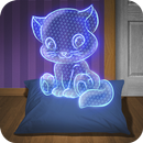 Hologram Kitten 3D Simulator APK