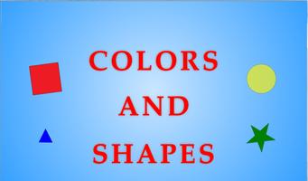 Colors and shapes for children poster