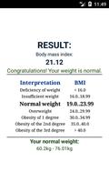 BMI calculator 截图 3