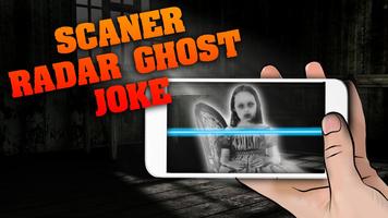 Scanner Radar Ghost Joke الملصق