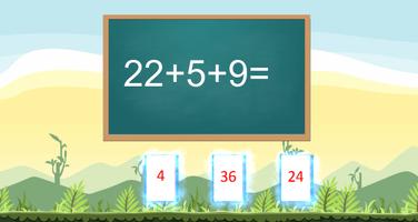 Game - Math 1, 2, 3 grade plakat