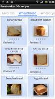 Breadmaker: 50+ recipes screenshot 2