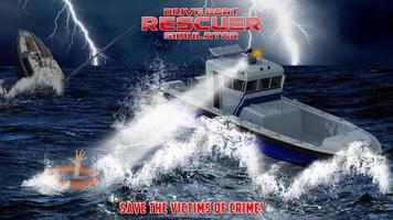 Drive Boat Rescuer Simulator ảnh chụp màn hình 1