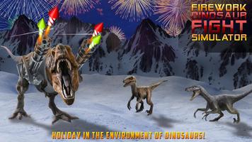 Fireworks Dinosaur Battle El simulador captura de pantalla 3
