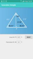 Triangle Inches Calculator imagem de tela 1