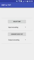 Convert DBF to TXT 포스터