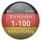 1-100 German numbers light icône