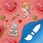 I Love You: wallpaper & theme icône