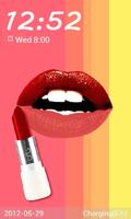 Poster Lipstick Go Locker theme