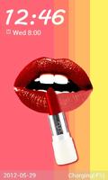 1 Schermata Lipstick Go Locker theme