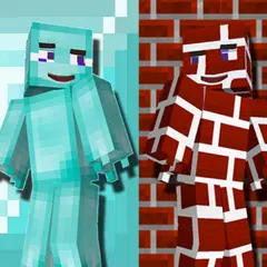 Camouflage Skins for Minecraft in 3D