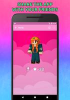 Скины для девочек для Minecraft PE в 3D скриншот 2