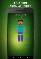 Skin editor for Minecraft poster